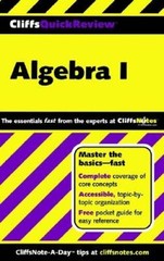 CliffsQuickReview Algebra I (Bk. 1) – Paperback – VERY GOOD