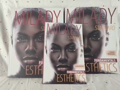 Milady Standard Esthetics Fundamental Lot (3) Textbook Workbook Exam Review ST46