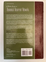 Field Guide to Dynamical Recurrent Networks | Kolen Kremer | IEEE Press HC 2001
