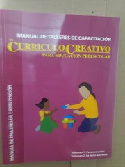 8 Books THE CREATIVE CURRICULUM . 7 In English . 1 In Spanish . Preschool Infant