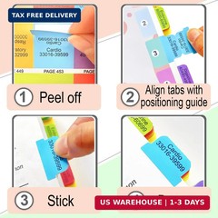Index Tabs for CPT 2025/2026 Professional Edition. Color-Coded and Laminated Tab