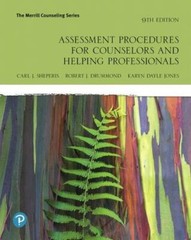 Assessment Procedures for Counselors and Helping Professionals by Robert Drummon