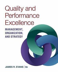 Quality & Performance Excellence, Evans, James R., 9781305662223