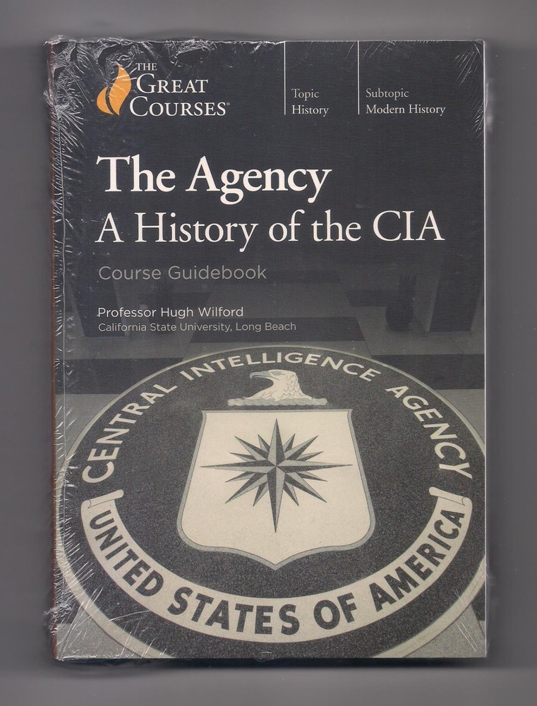 THE AGENCY: A HISTORY OF THE CIA 4-DVD set + Book SEALED Great courses
