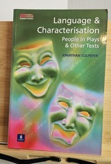 Language and Characterisation : People in Plays and Other Texts, Culpepper TPB